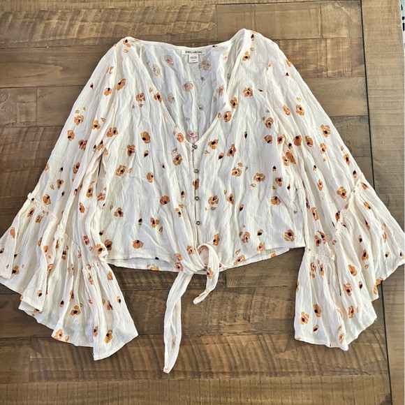 BILLABONG | Lust Wild Floral Crinkle Top – Size Small