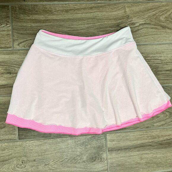 Kyodan | White & Pink Sporty Skort