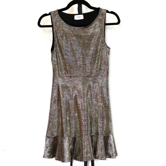 Everly | Glamorous Metallic Mini Dress