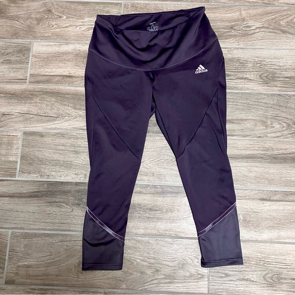 Adidas Purple Active Glam-on Leggings