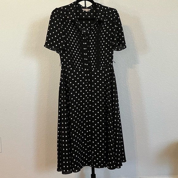 Nanette Lepore | Polka Dot Midi Dress